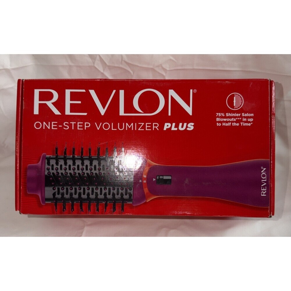 REVLON One-Step Volumizer PLUS Hair Dryer Hot Air Brush OPEN‎ BOX SEE PICS